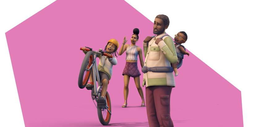 The Sims 4 Growing Together Splash Art