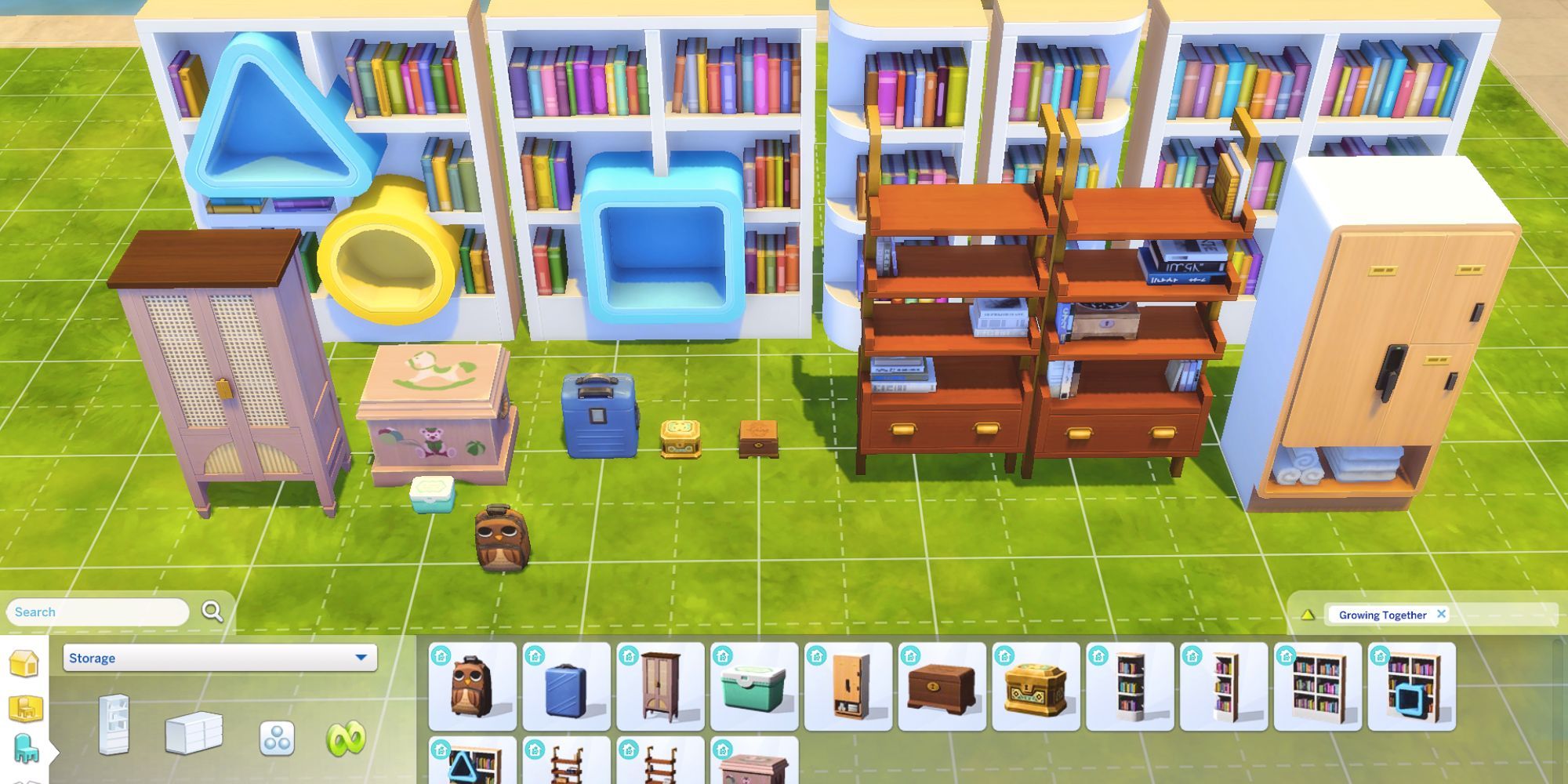 The Sims 4 Growing Together Storage