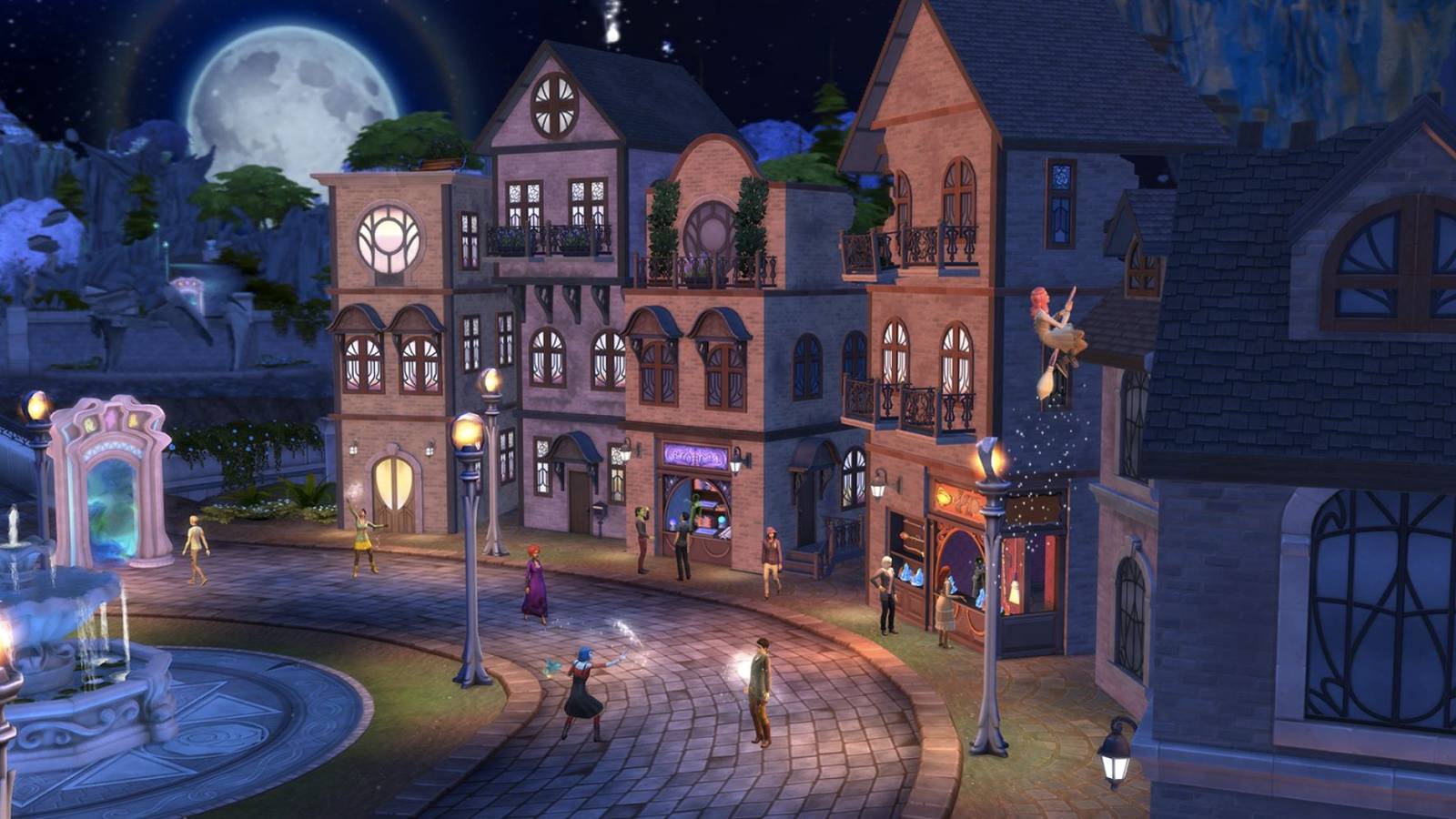 The Sims 4 Magic Realm Caster Alley