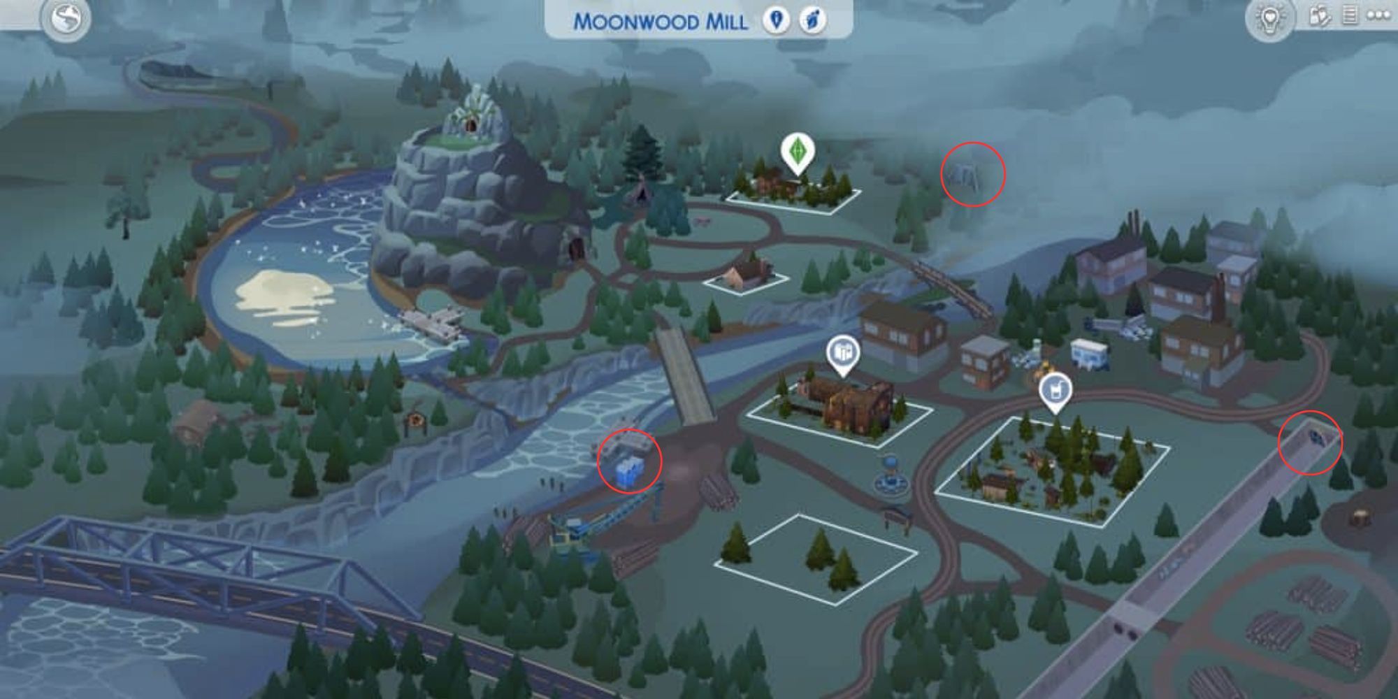 The Sims 4 Địa điểm đường hầm Moonwood Mill-1