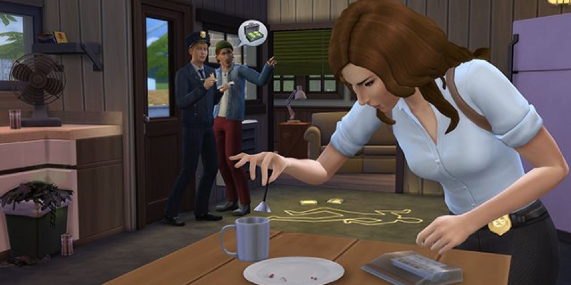 The Sims thu thập bằng chứng