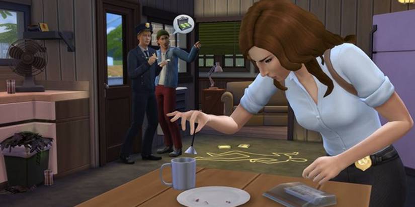 The Sims Collecting Evidence