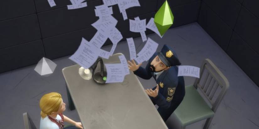 The Sims Detective Interrogating
