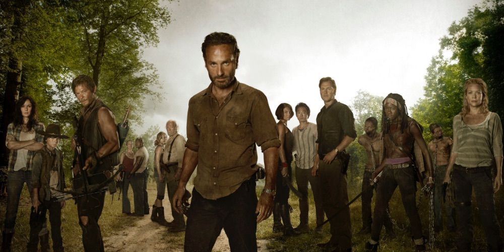 Rick and crew from The Walking Dead