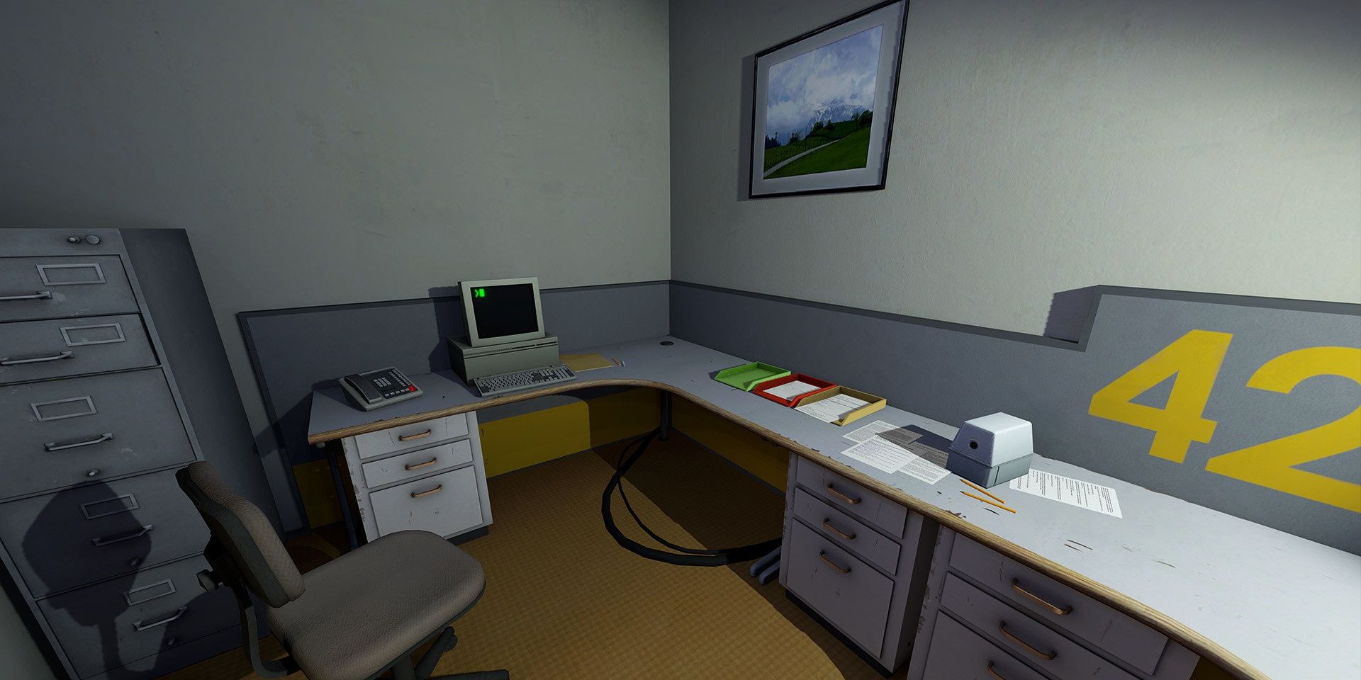 Stanley's office in The Stanley Parable: Ultra Deluxe
