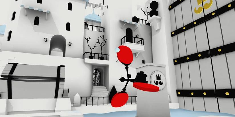 Paddles that can be activated with paint in The Unfinished Swan