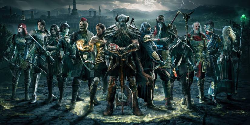 Characters Standing Side By Side in ESO