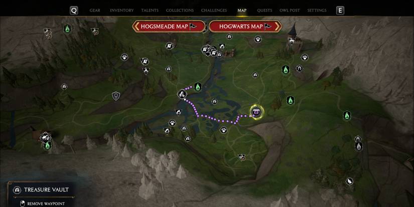 Treasure Vault 2 South Bog Sea Hogwarts Legacy