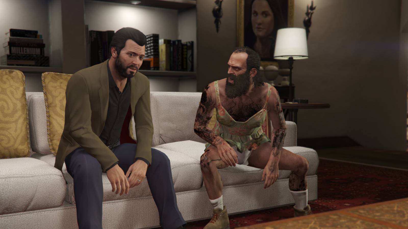 Michael and Trevor in Grand Theft Auto 5