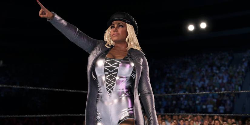 Trish Stratus as a legend in WWE 2K23