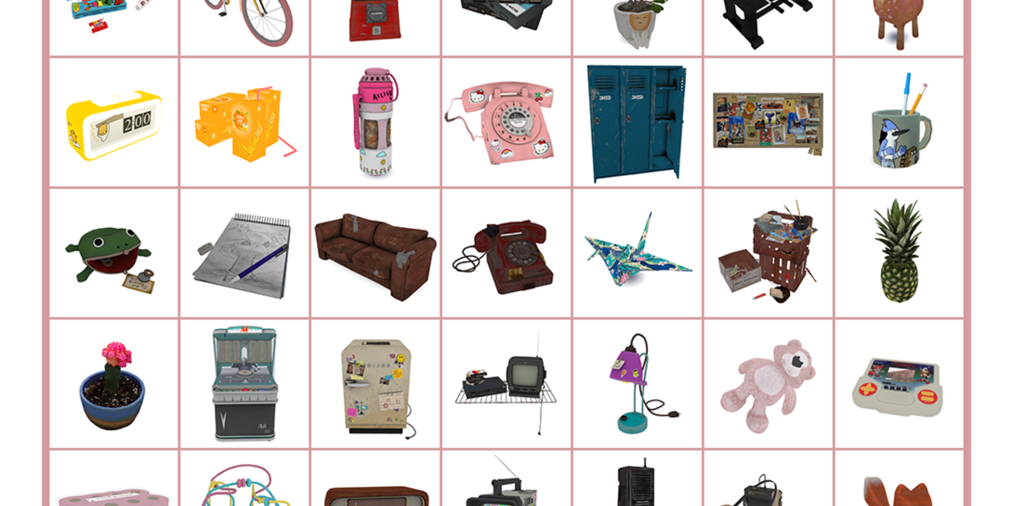 Retro clutter items for The Sims 4