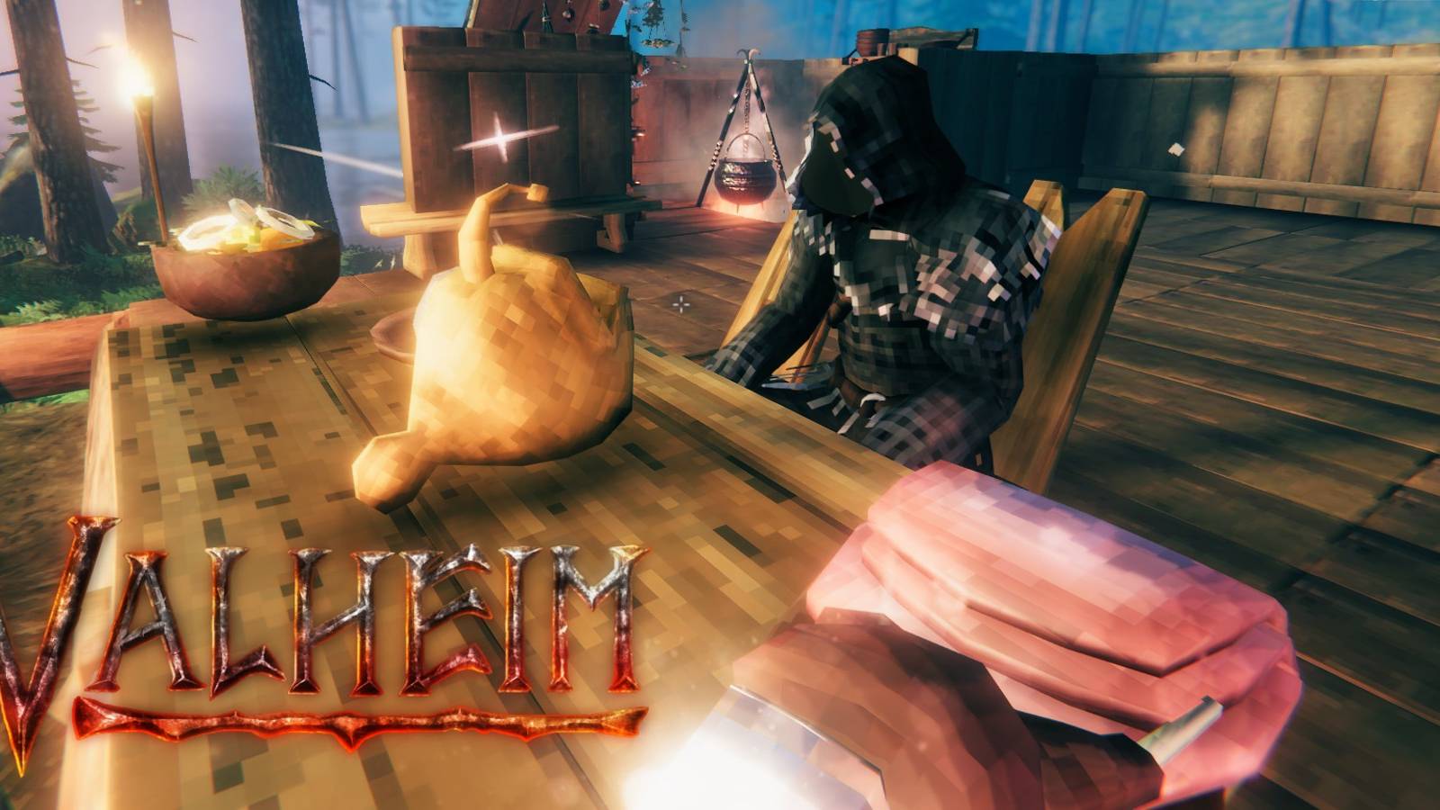 valheim meals and logo