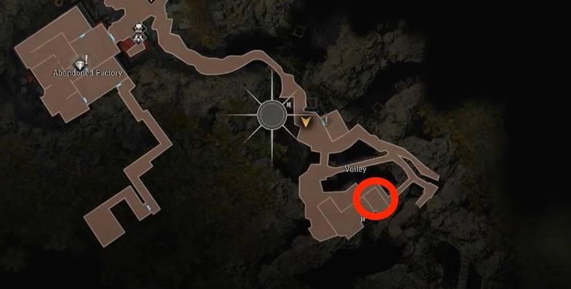 valley small key re4 remake location 1