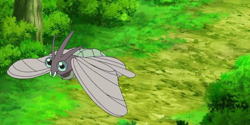 Venomoth Flying In The Anime