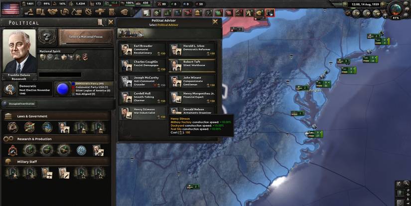 Hearts Of Iron IV War Industrialist Advisor