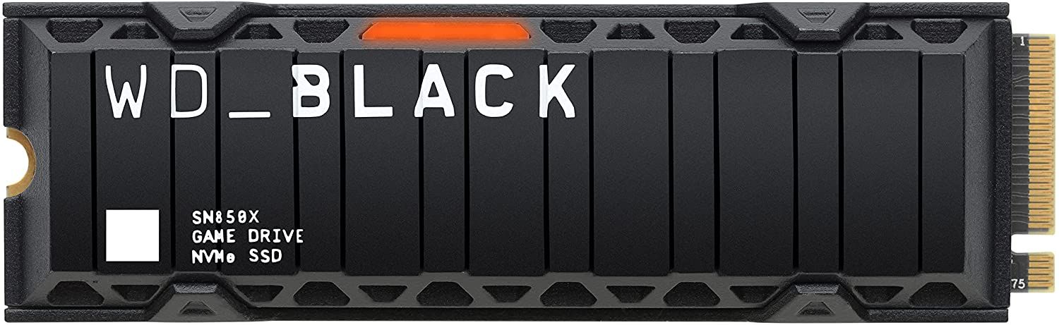 WD BLACK 1TB SN850X NVMe 4.0 Internal Gaming SSD With Heatsink