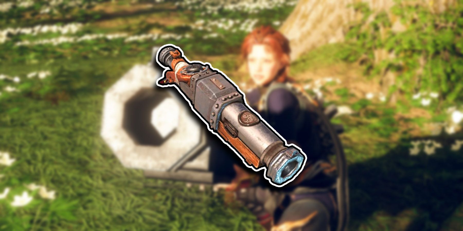 Wild Hearts - Player Character Aiming Cannon With Hand Cannon PNG On Top As Handcannon Guide Header Image