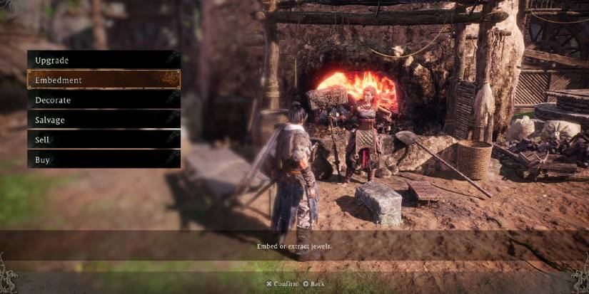 Wo Long Fallen Dynasty Blacksmith Menu