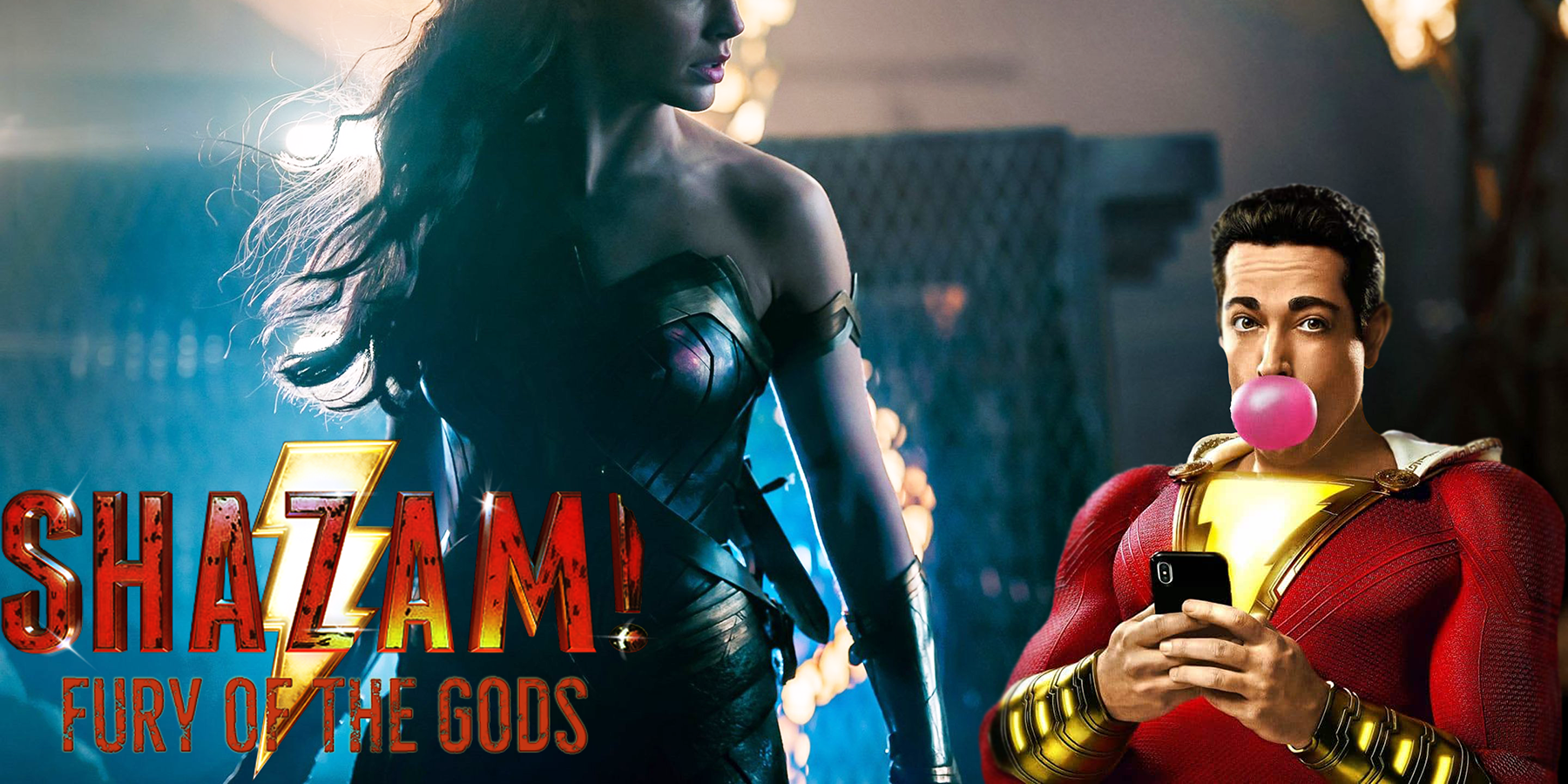 SHAZAM 2 FURY OF THE GODS Shazam Meets Wonder Woman (4K ULTRA HD