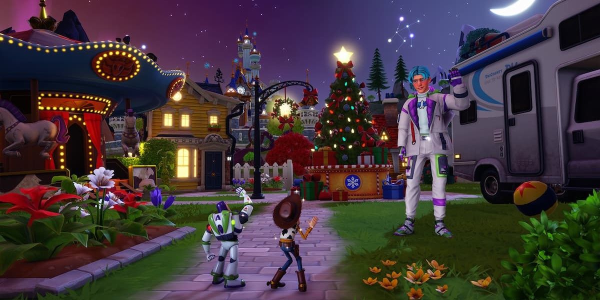 Woody, Buzz, and Their Houses in Disney Dreamlight Valley