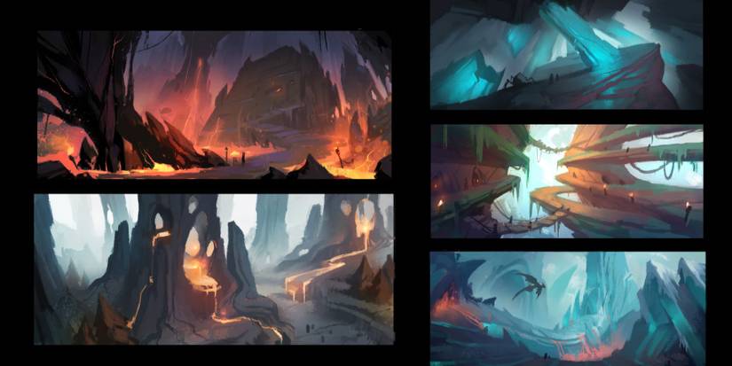 wow dragonflight patch area concept art