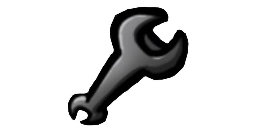 Wrench melee weapon from Brotato