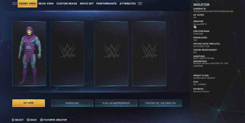 wwe-2k23-best-caws-based-on-superheroes-and-villains-skeletor