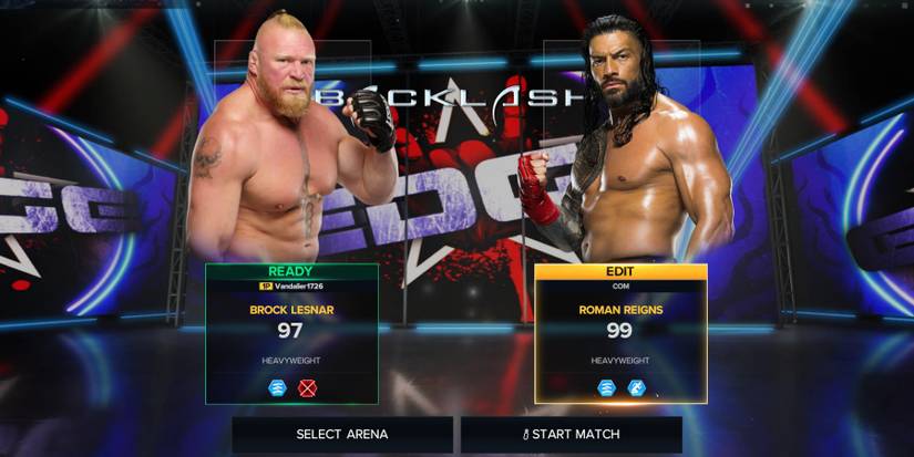 WWE 2K23 - Brock Lesnar vs Roman Reigns