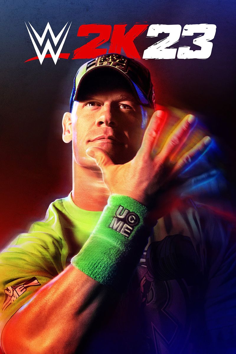 The cover art for WWE 2K23
