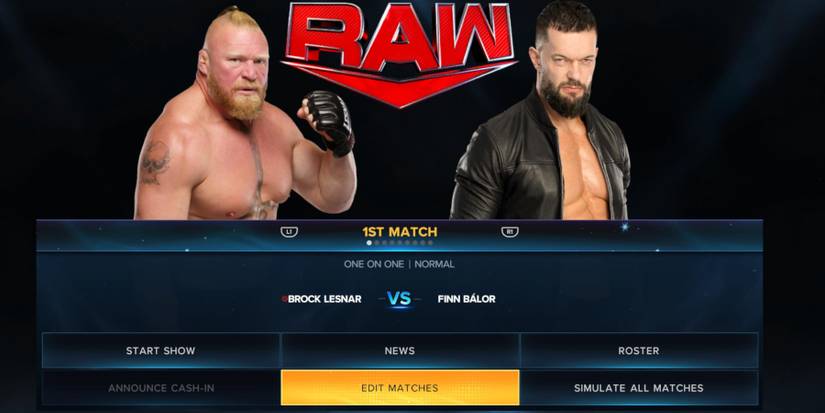 WWE 2K23 Edit Match in Universe Mode