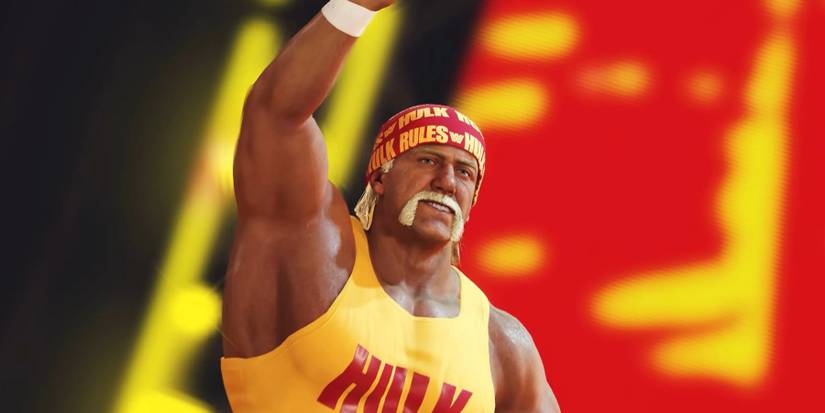 WWE 2K23 Hulk Hogan yellow and red version