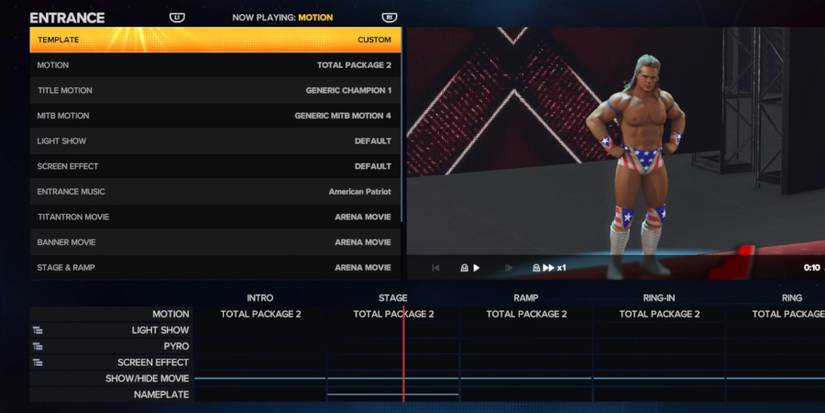 WWE 2K23 Lex Luger Template