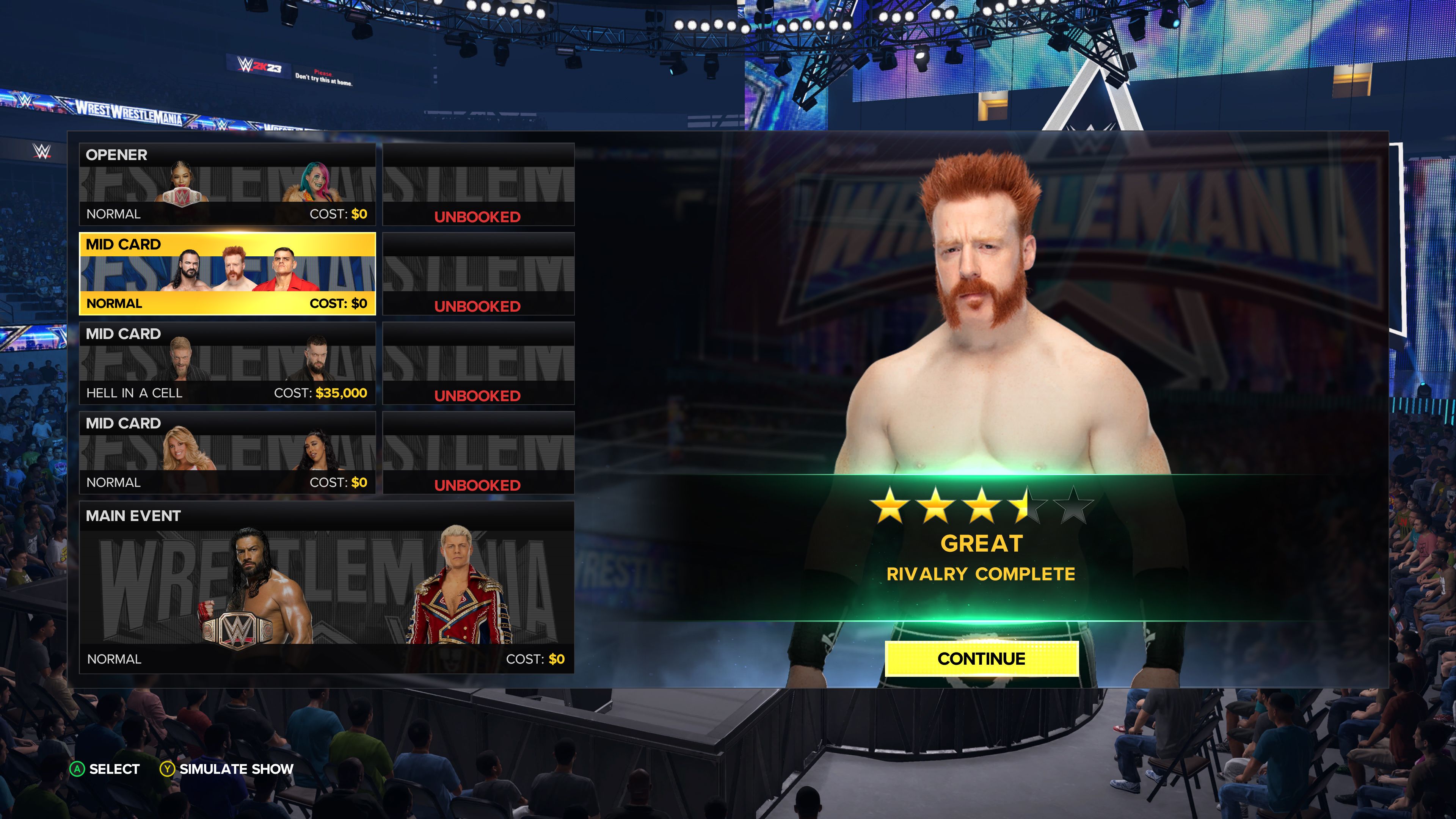 wwe 2k23 sheamus wins