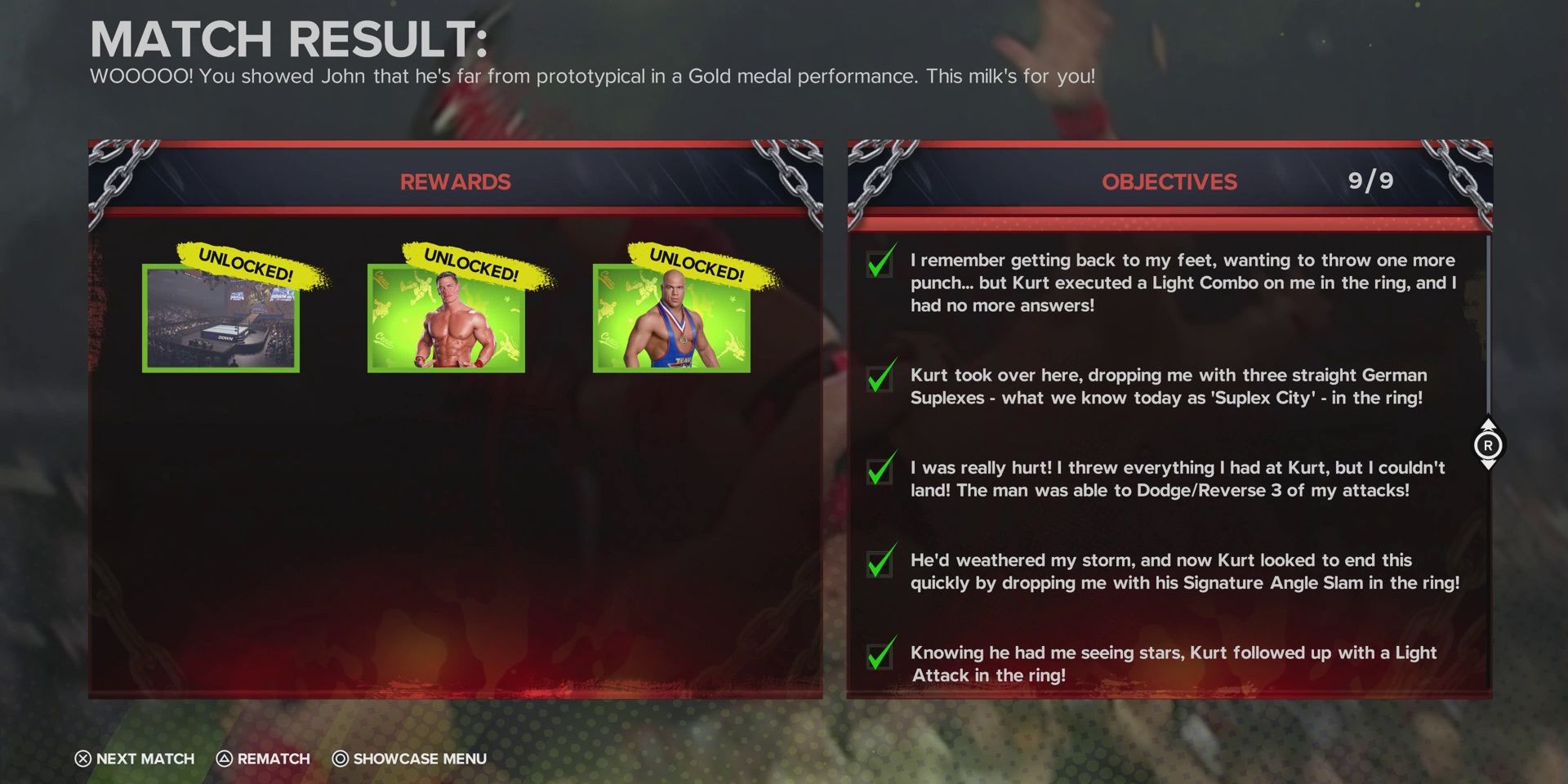 wwe-2k23-showcase-mode-match-2-objectives