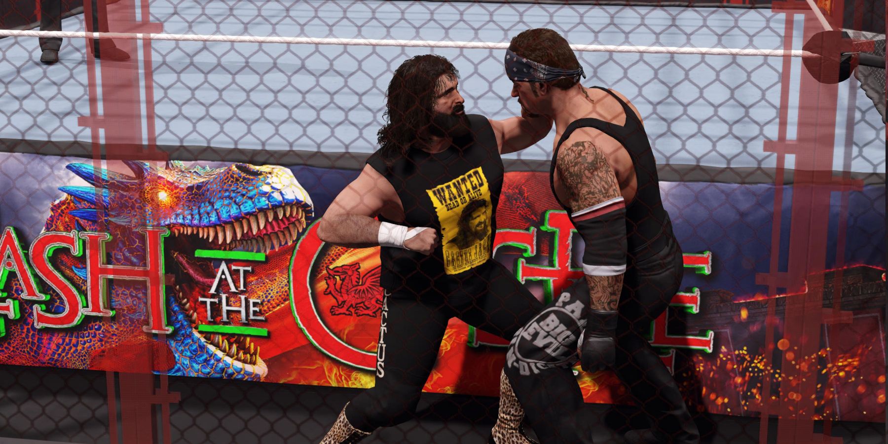 WWE2K23 Cactus Jack meninju Undertaker