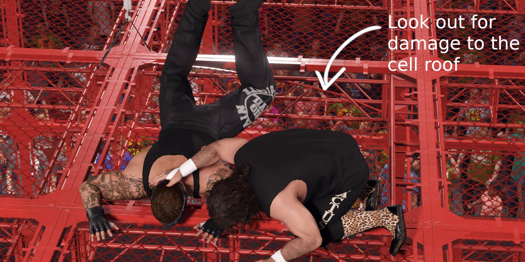 Kerusakan Atap Sel WWE2K23