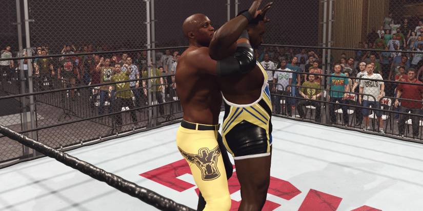 WWE2K23 Lashley with the submission