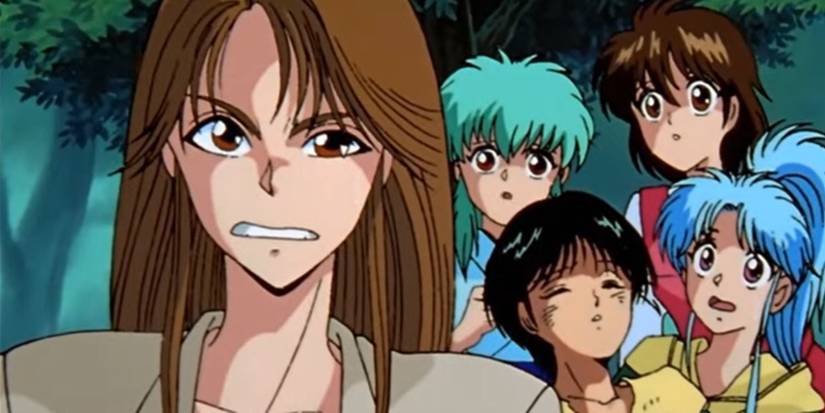 Yu Yu Hakusho anime Shizuru Kuwabara Keiko Yukimura Botan Yusuke Urameshi Yukina