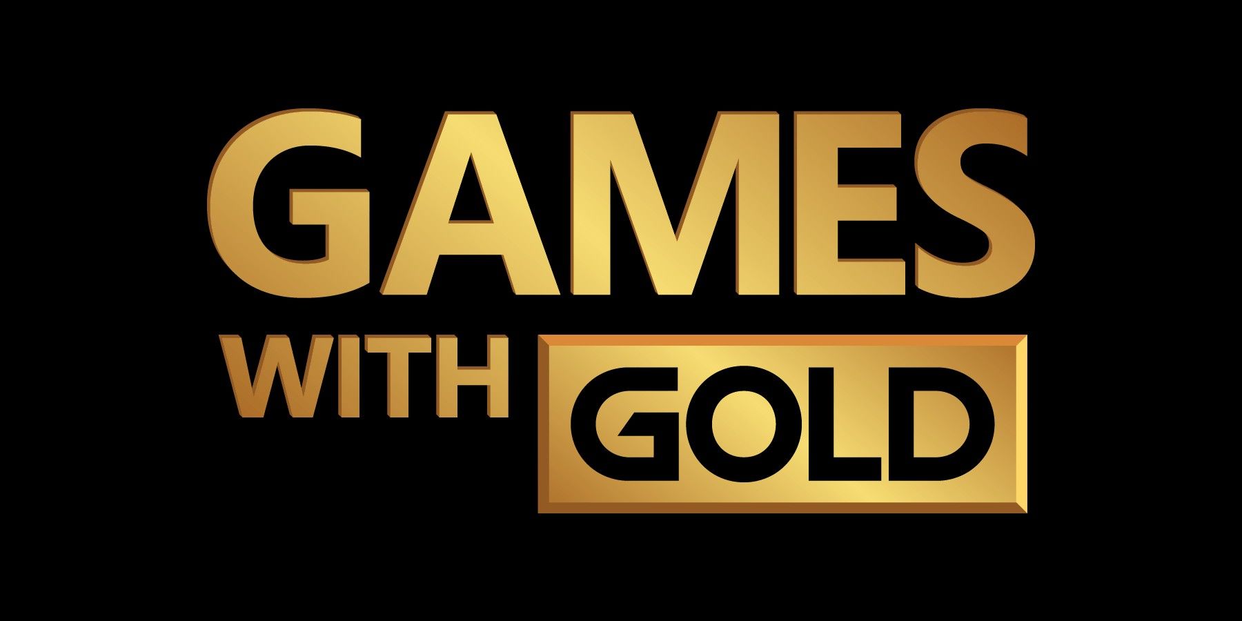 xbox games with gold logo black background