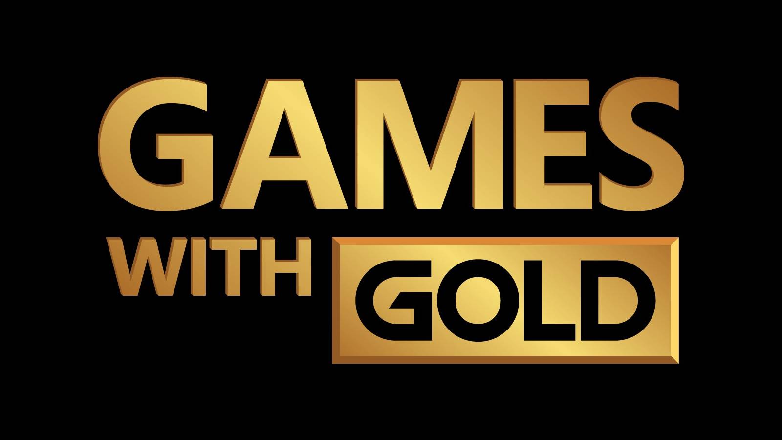 xbox games with gold logo black background