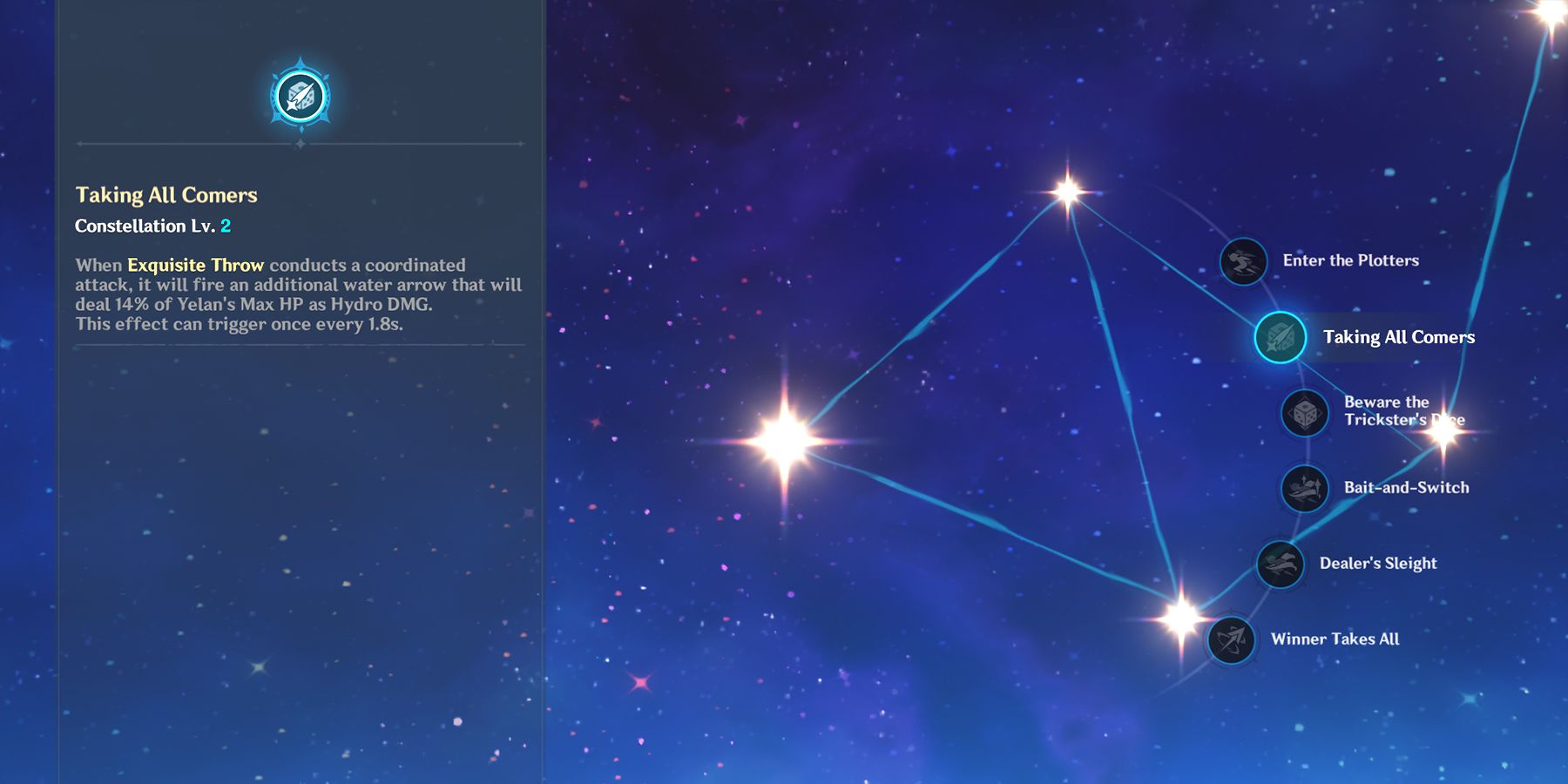 yelan c2 constellation in genshin impact