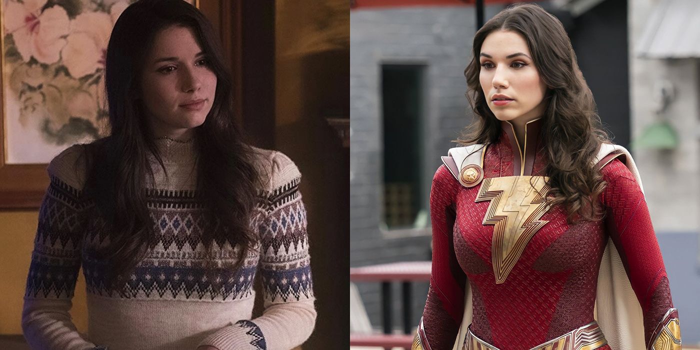 Shazam: Fury of the Gods Grace Caroline Currey Reveals Why She Plays Both  Young and Adult Mary Marvel