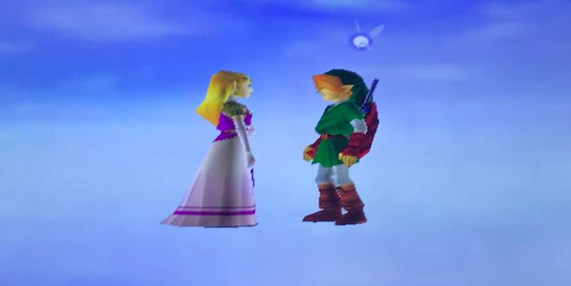 Zelda and Link Ocarina of Time