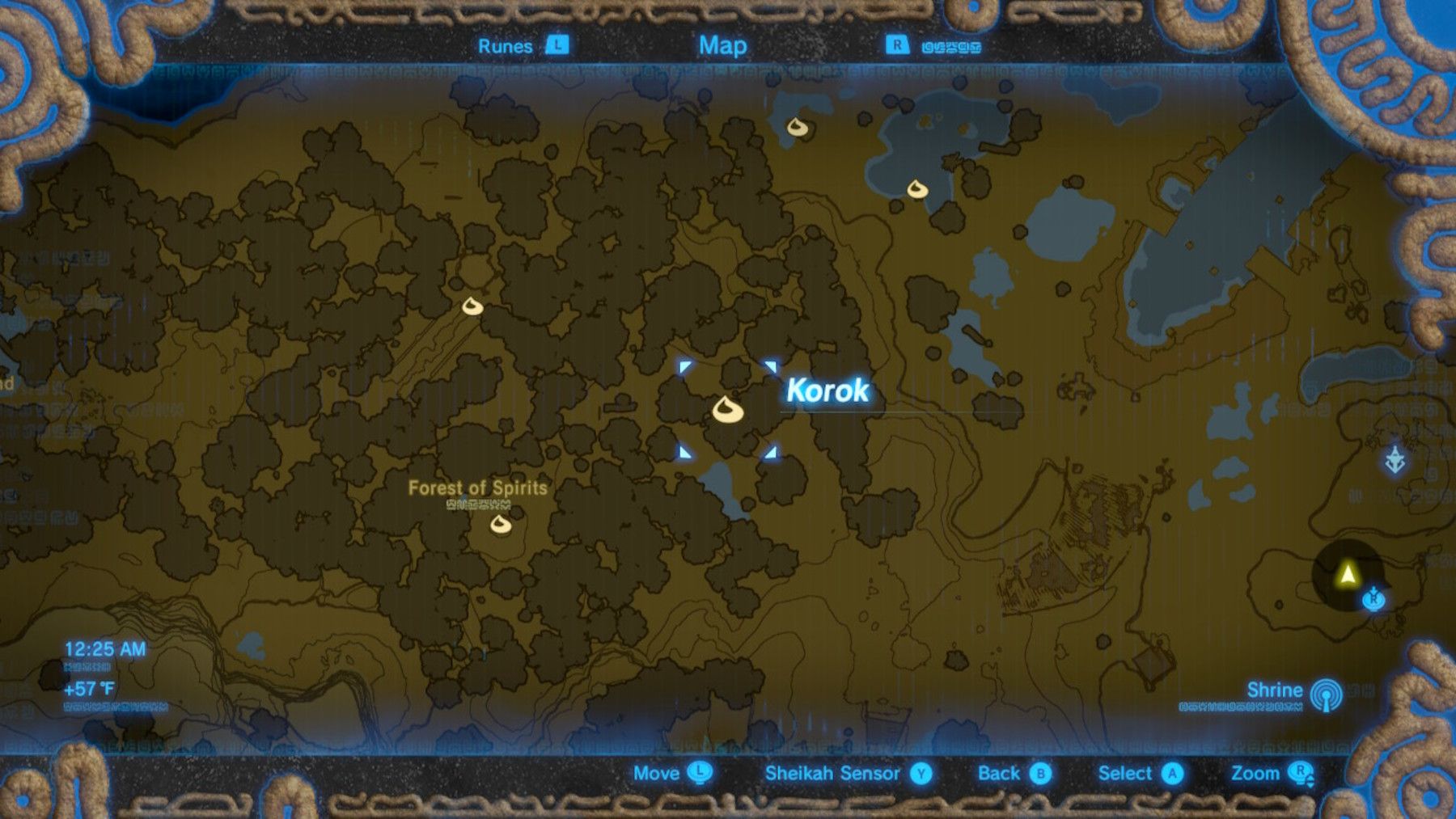 Zelda Breath Of The Wild All Great Plateau Korok Seed Locations