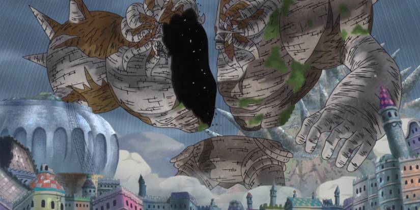 Pica sliced into two 