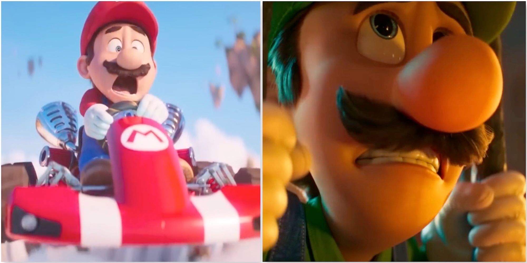 Mario and Luigi in The Super Mario Bros. Movie