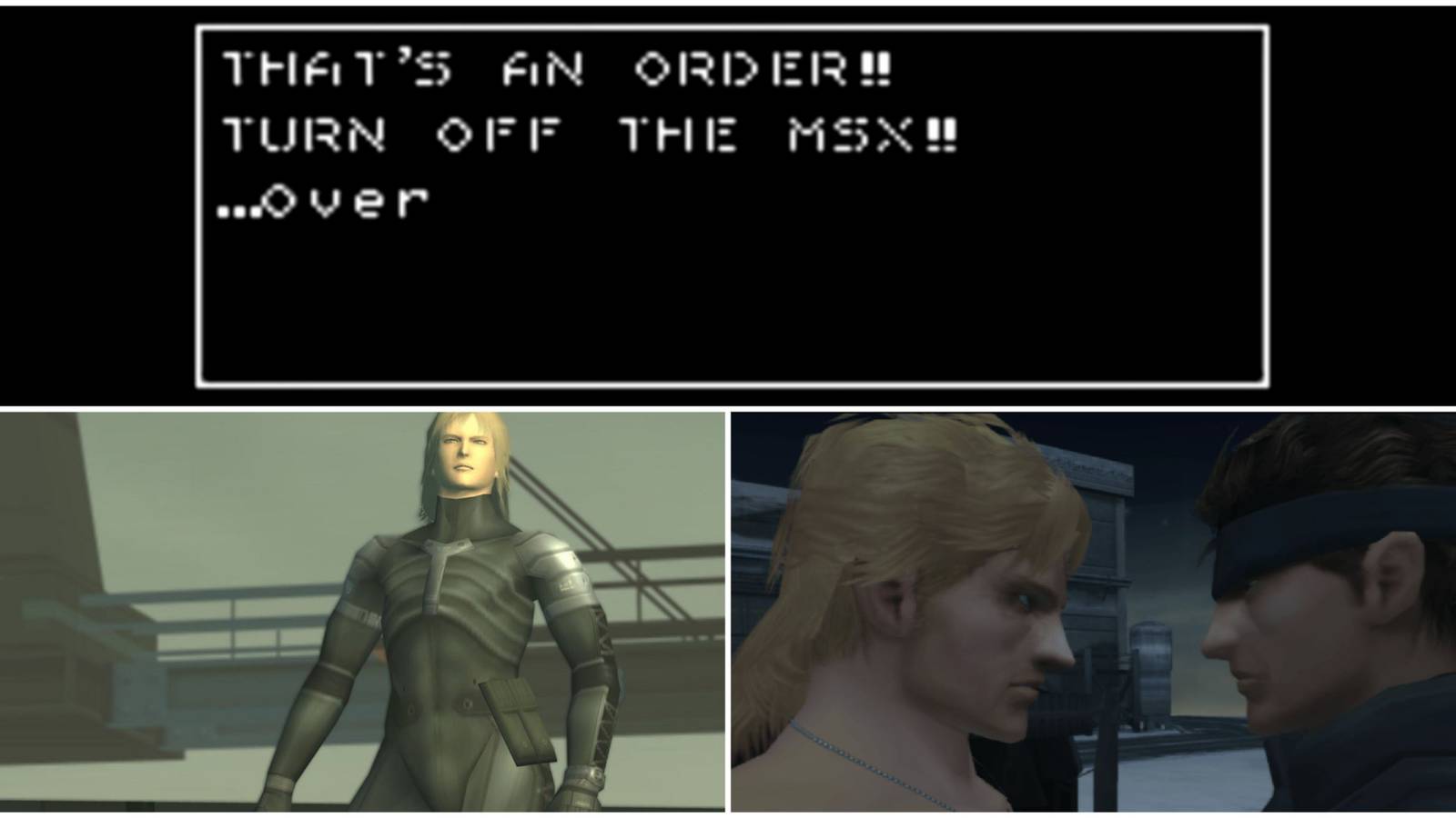 Best Metal Gear Twists- Metal Gear 1 Raiden Liquid Snake Solid Snake