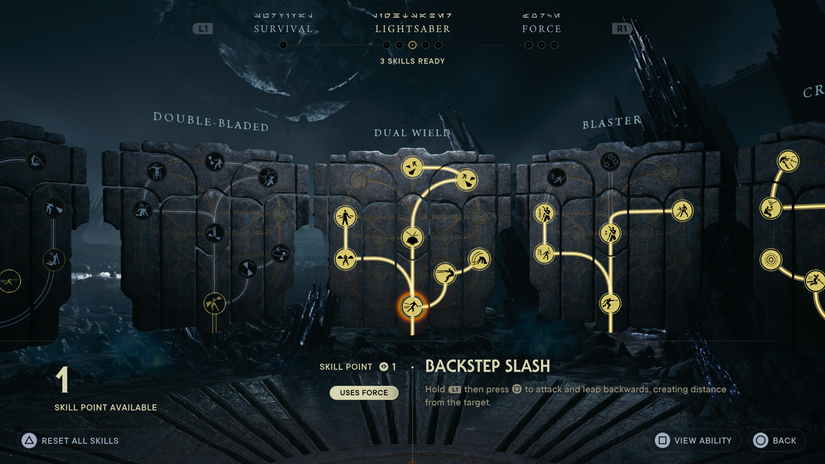 All Dual Wield Lightsaber Stance Skills in Star Wars Jedi: Survivor