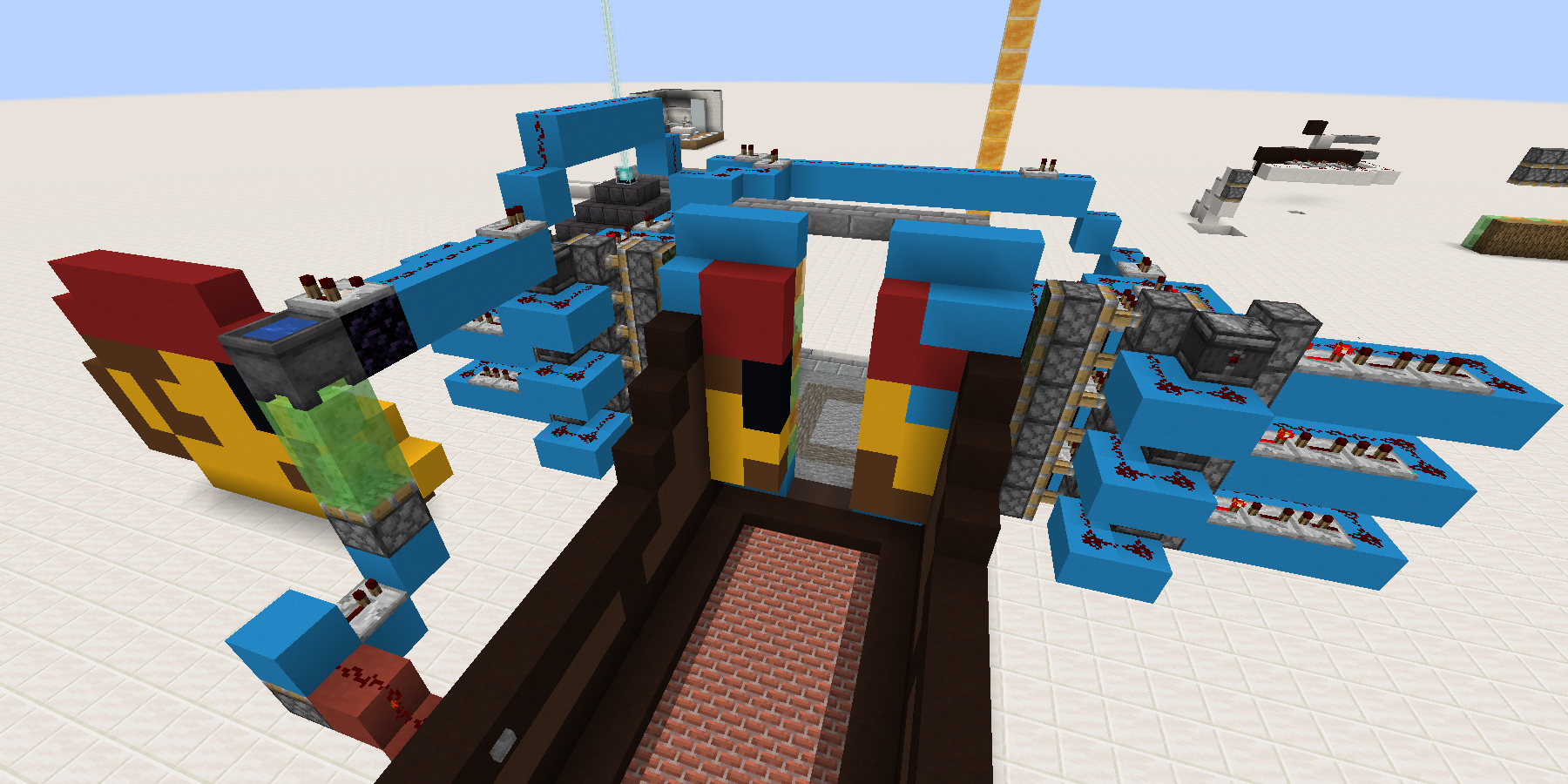 Minecraft How to Start Making Massive Piston Doors