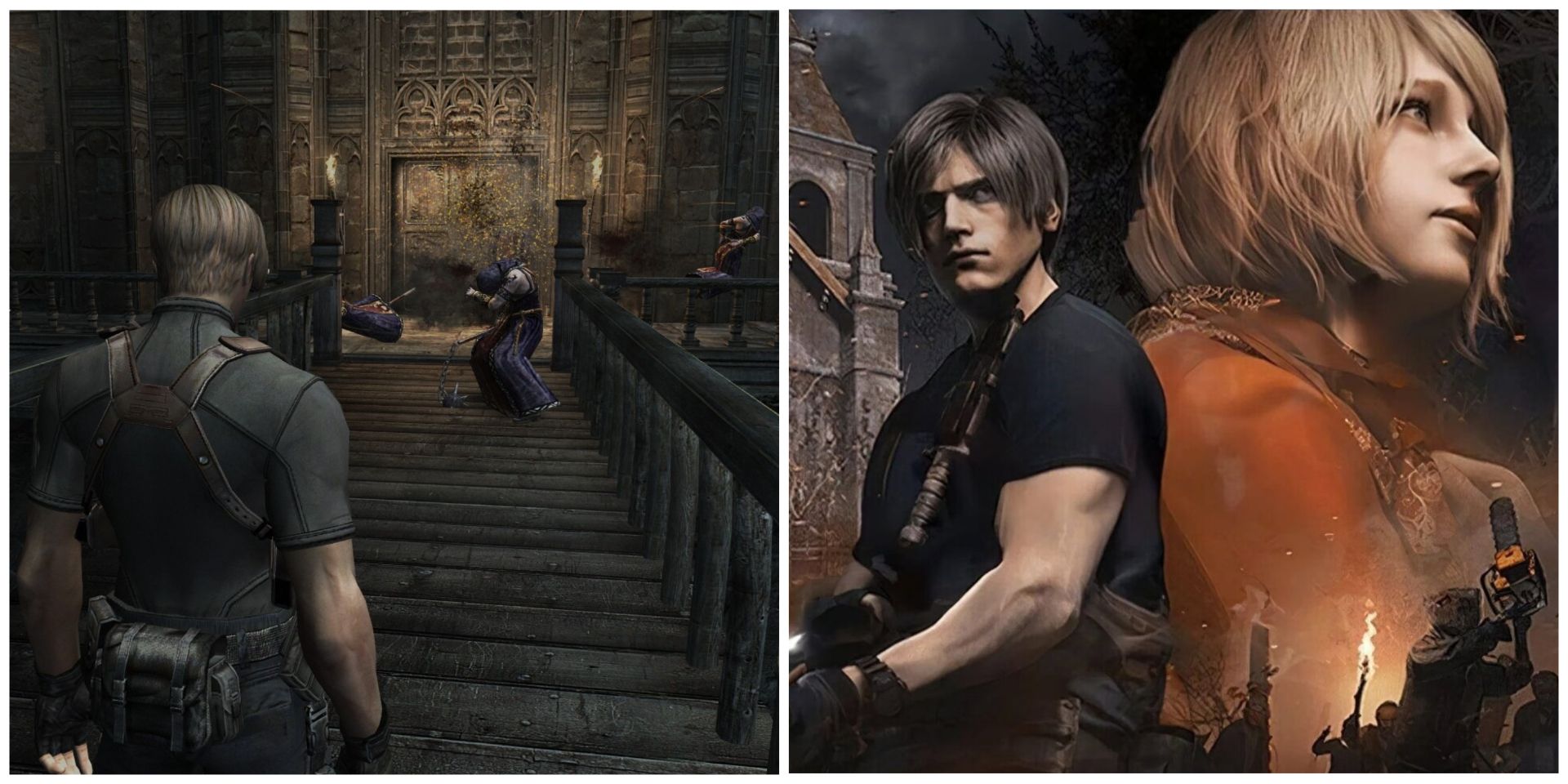 Resident Evil 4 Original (2005) & Remake (2023) : r/gaming